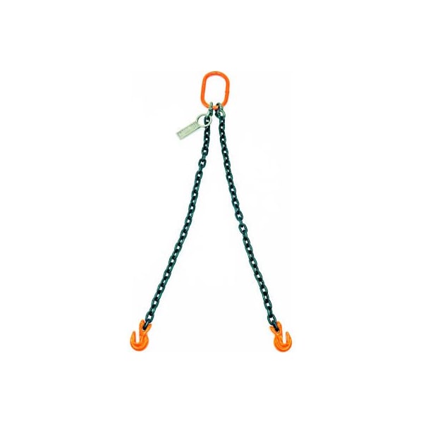 Mazzella Mazzella Lifting B151100 6' Double Leg Chain Sling W/ Grab Hook S5193206D02 - main